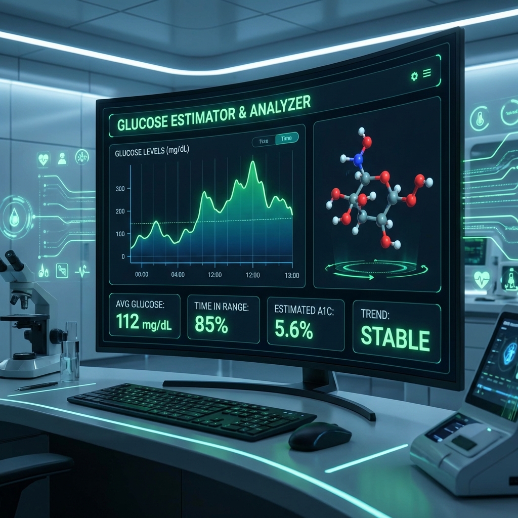 GLUCOSE ESTIMATOR AND ANALYZER